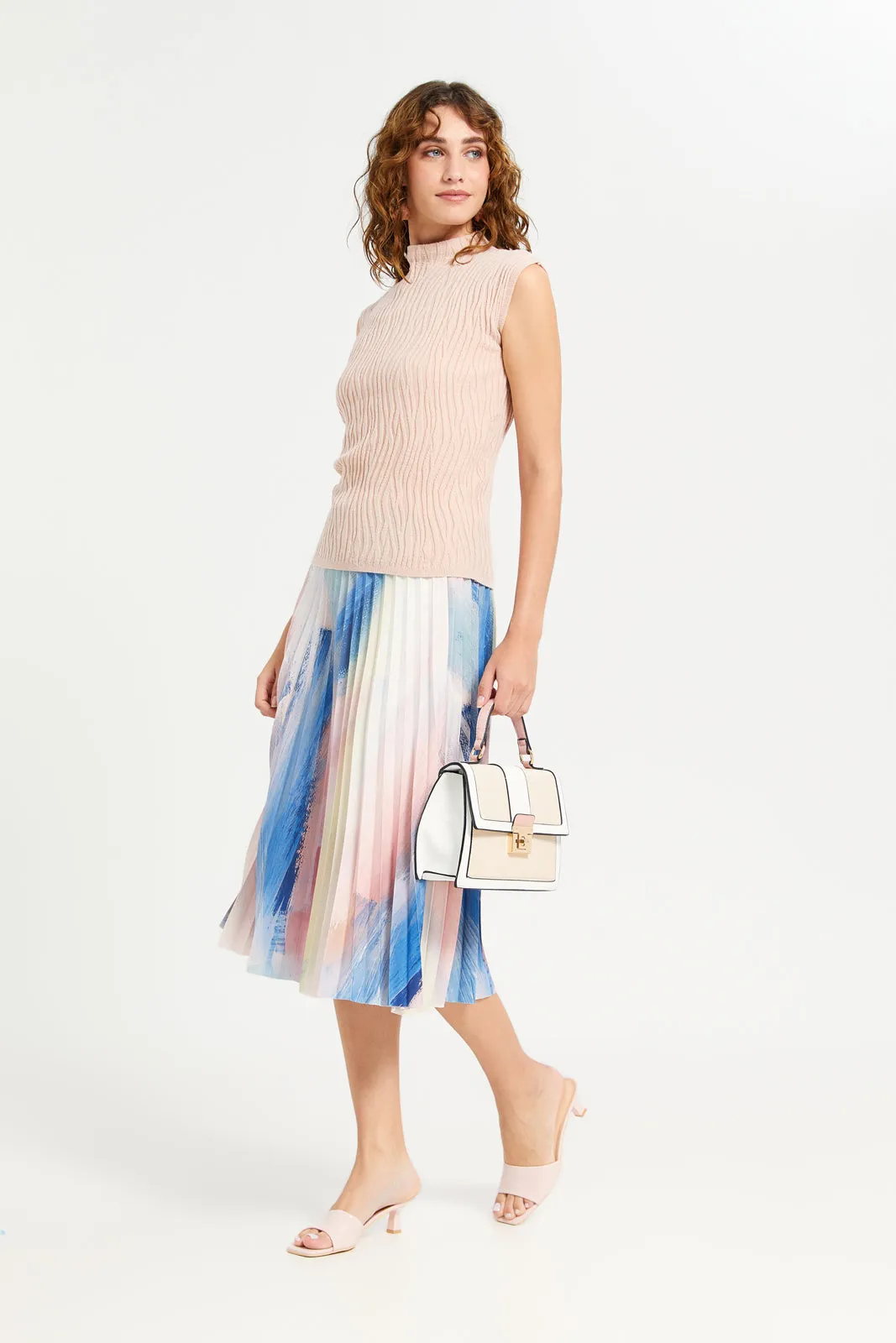 Women Pink Printed Skirt sold by Redtag product image thumbnail 2