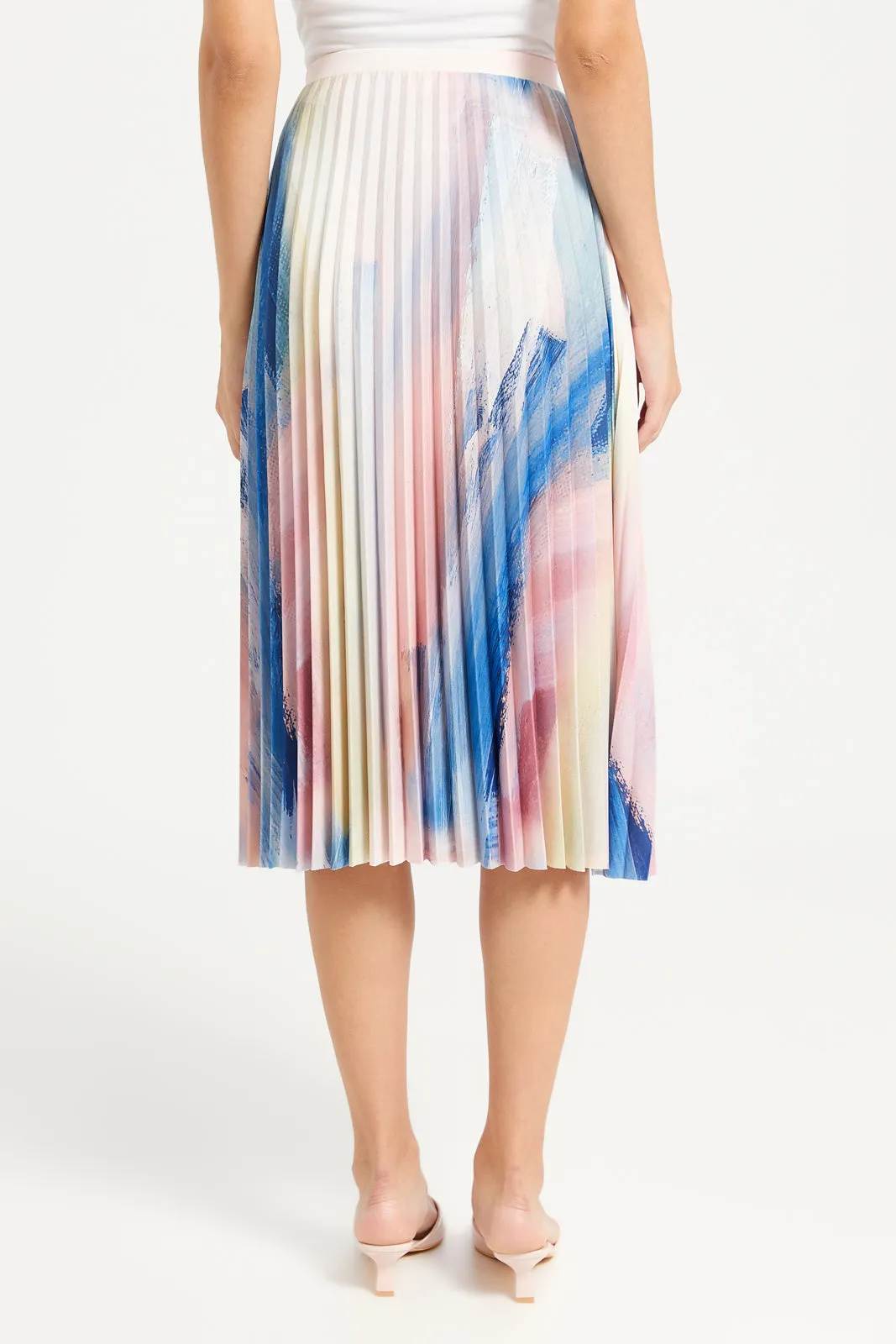 Women Pink Printed Skirt sold by Redtag product image thumbnail 3