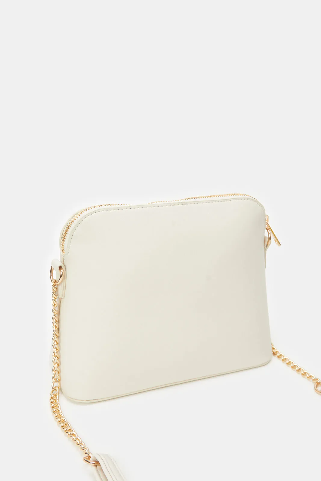 Women Beige Pearls Cross Body Bag sold by Redtag product image thumbnail 2