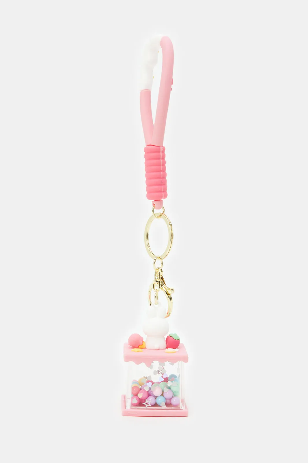 Women Pink Embellished Key Ring sold by Redtag product image thumbnail 2