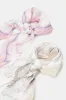 Women Purple And White Printed Scarf Set (Pack of 2) sold by Redtag