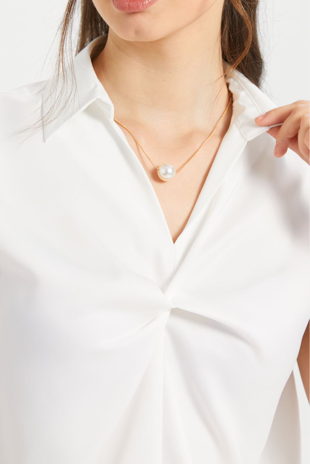 Women Ivory Pearl Blouse sold by Redtag product image thumbnail 4