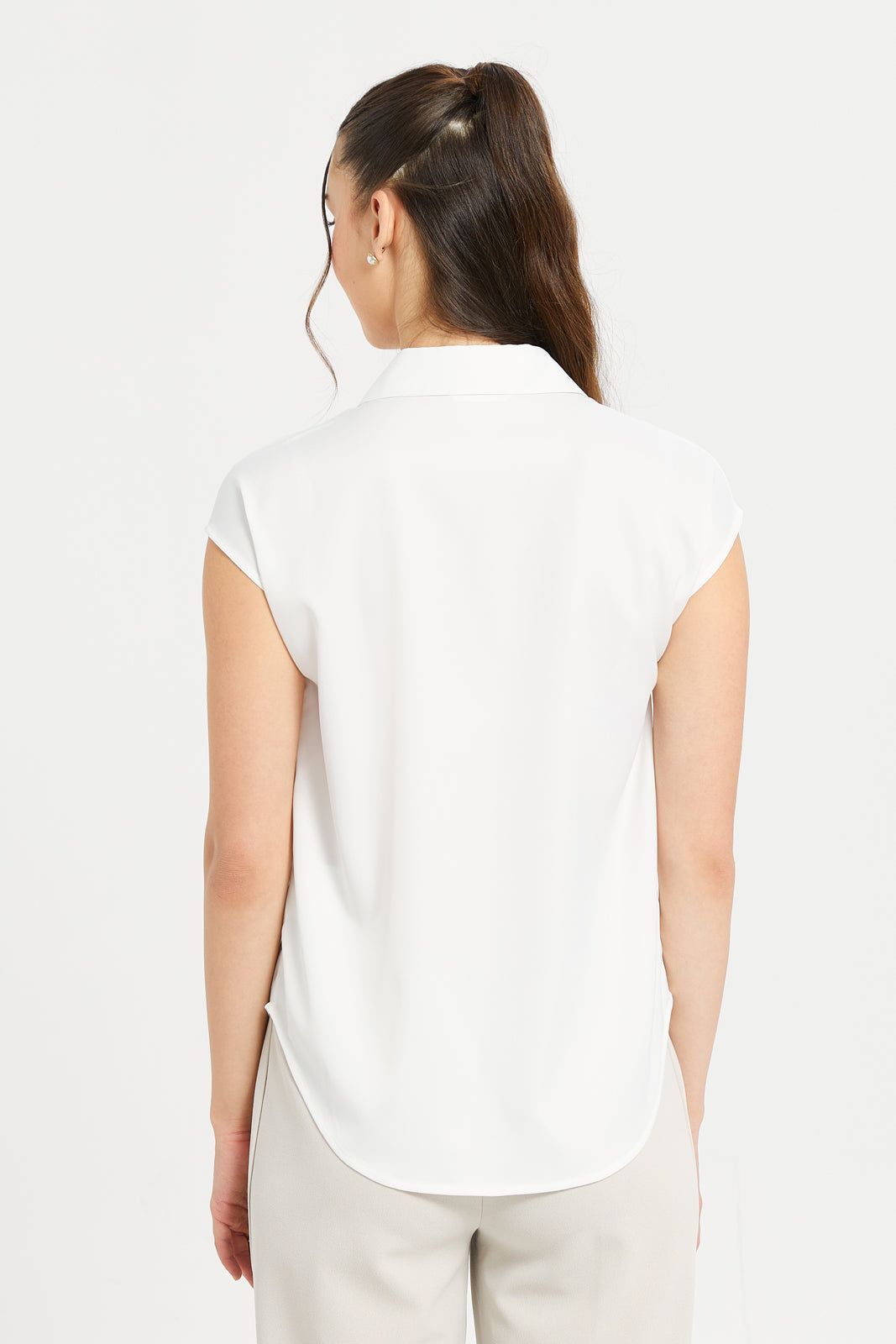 Women Ivory Pearl Blouse sold by Redtag product image thumbnail 3