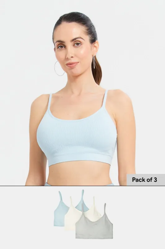 Women Assorted Padded Comfort Bra Set (Pack of 3) sold by Redtag
