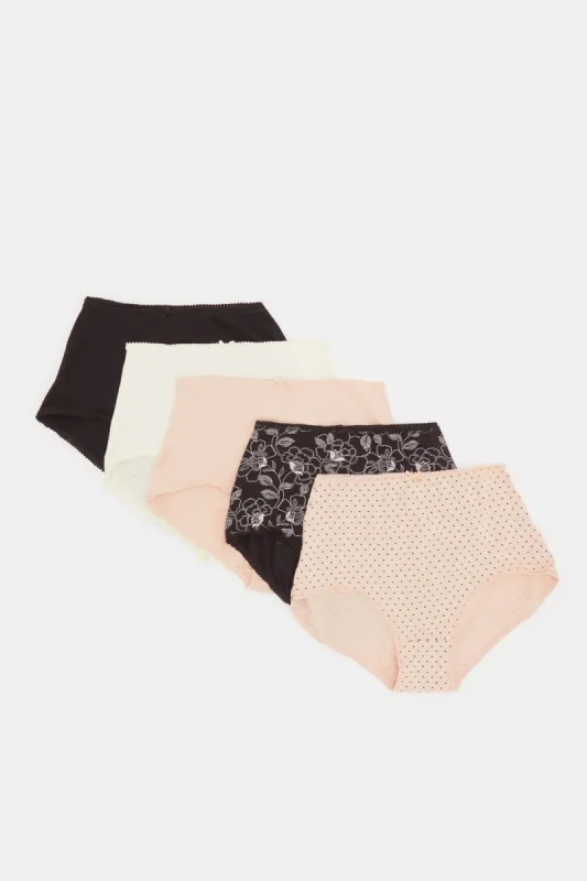 Women Assorted Full Brief Set (Pack Of 5) sold by Redtag
