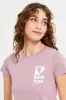 Women Mauve Graphic T-Shirt sold by Redtag