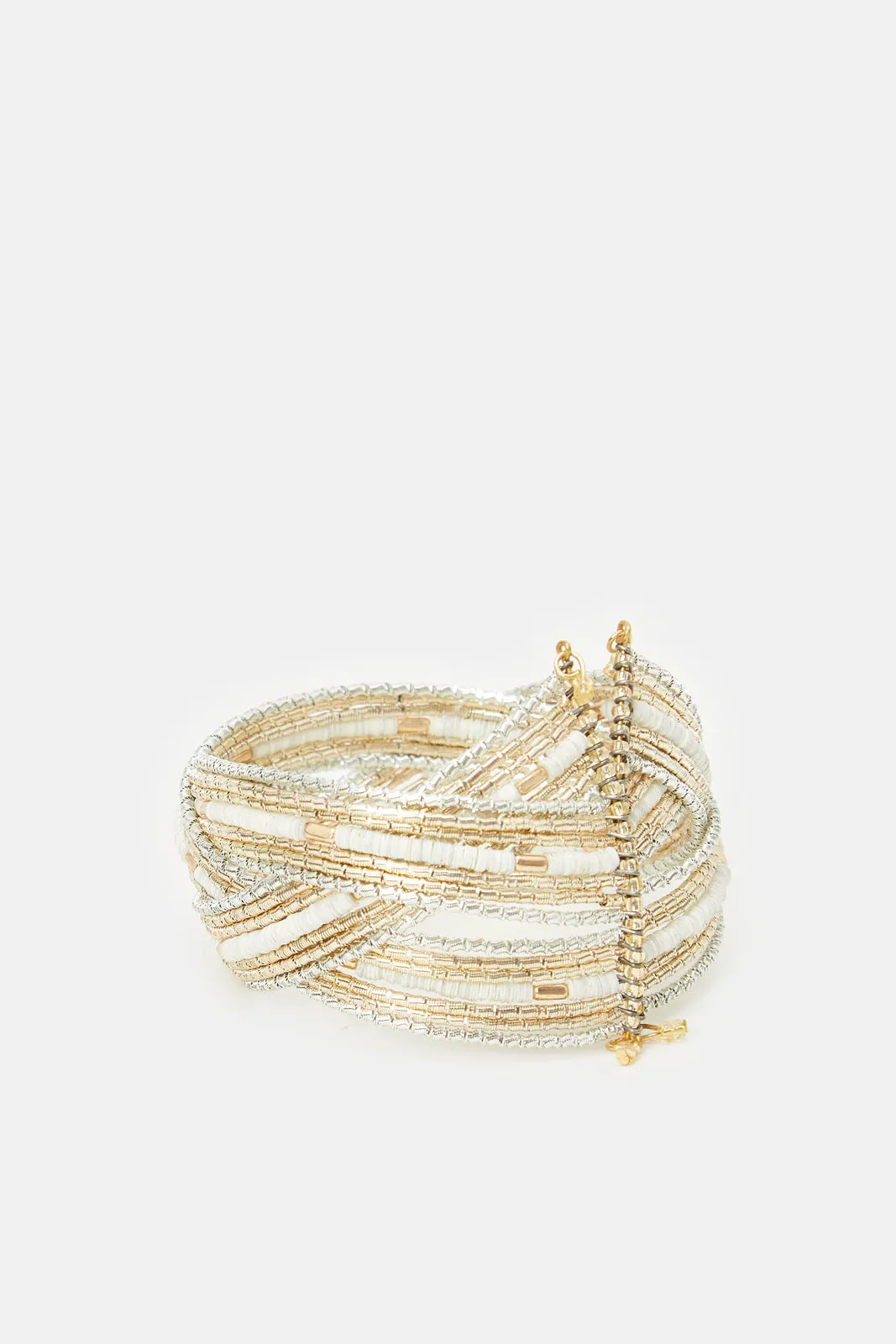 Women Gold Embellished Cuff sold by Redtag product image thumbnail 3