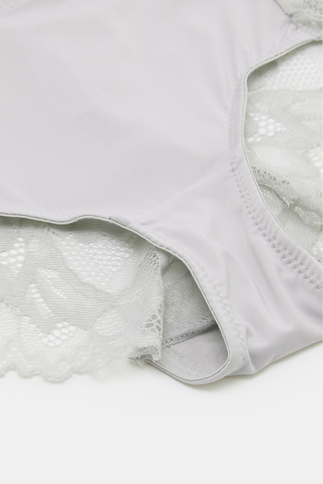 Women Grey Lace Detailed Brief sold by Redtag product image thumbnail 3