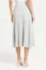 Women Grey Pleated Skirt sold by Redtag