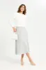 Women Grey Pleated Skirt sold by Redtag