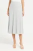 Women Grey Pleated Skirt sold by Redtag