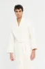 Men Cream Knitted Bathrobe sold by Redtag