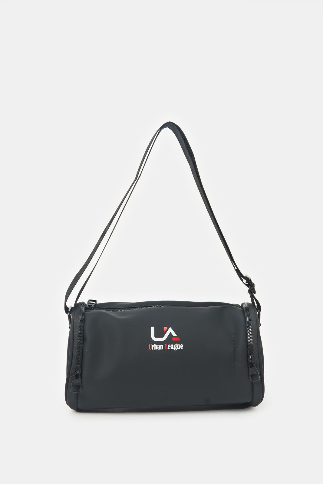 Men Black Printed Hold All Bag sold by Redtag