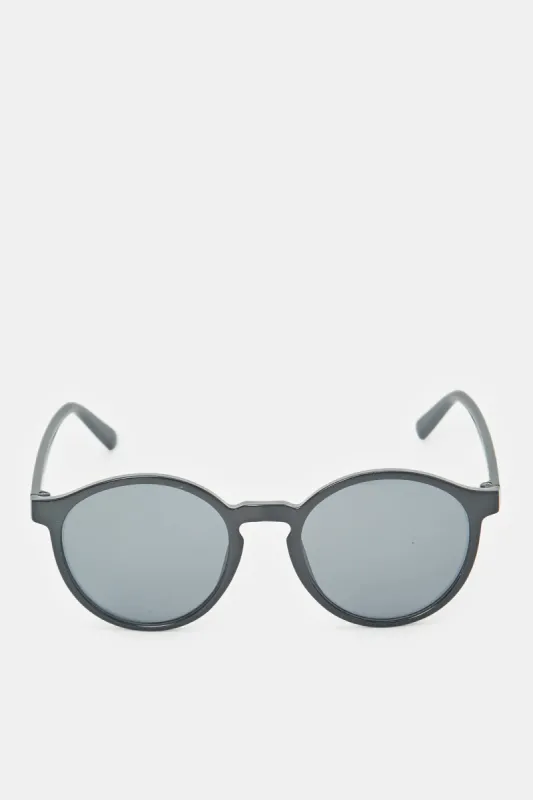 Men Black Round Sunglasses sold by Redtag