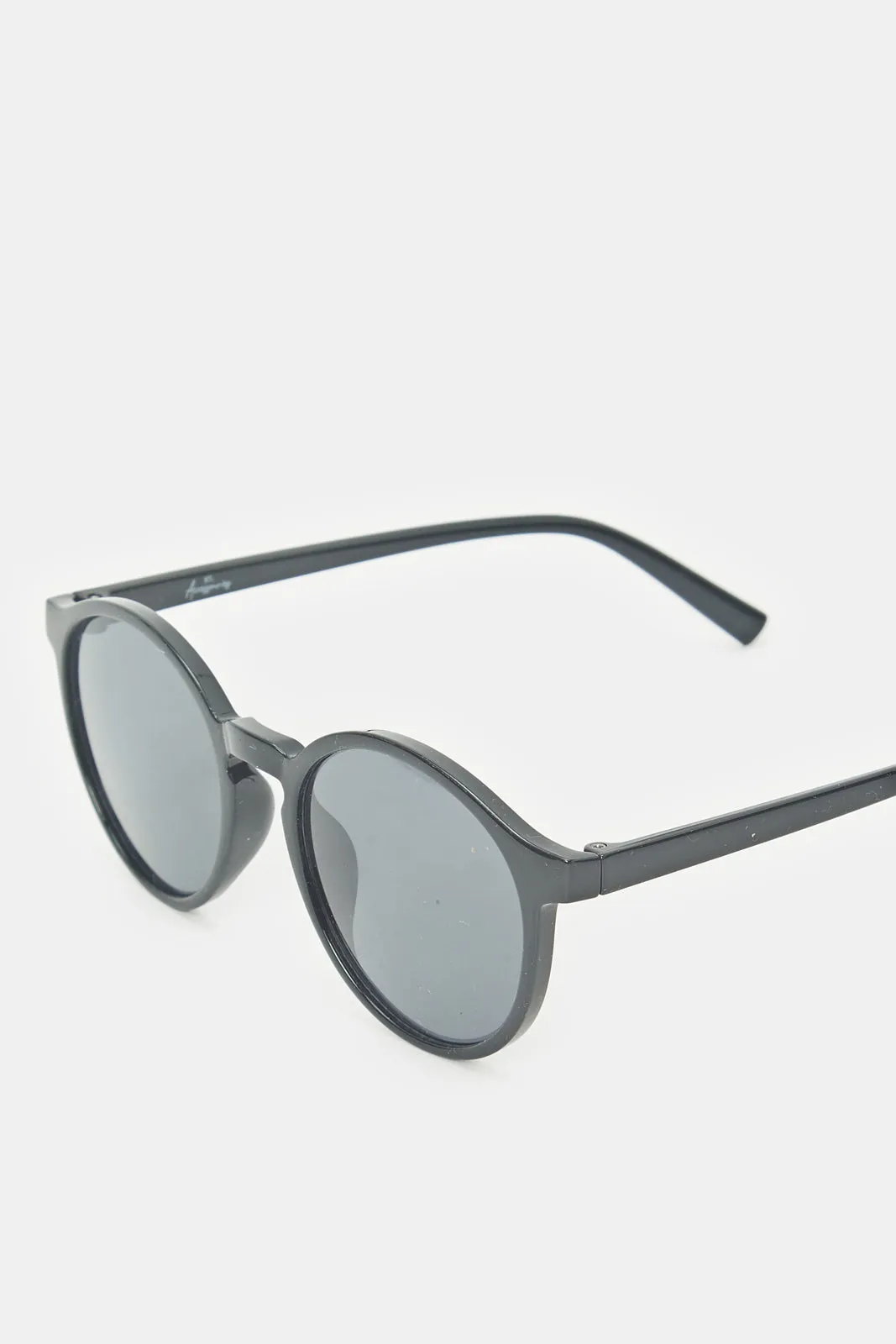 Men Black Round Sunglasses sold by Redtag product image thumbnail 3