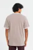Men Brown Pique Logo T-Shirt sold by Redtag