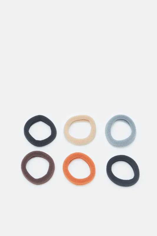 Women Assorted hair Tie Set (Pack of 6) sold by Redtag