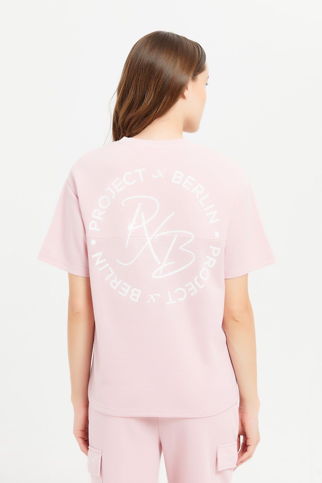 Women Pink Back Print T-Shirt sold by Redtag product image thumbnail 3
