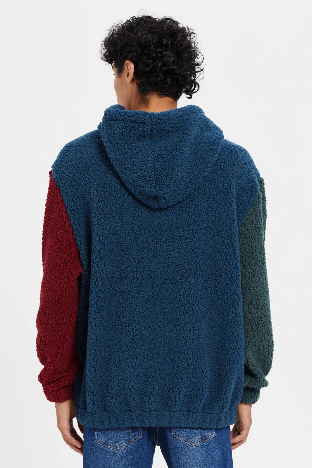 Men Blue Printed Sweatshirt sold by Redtag product image thumbnail 3