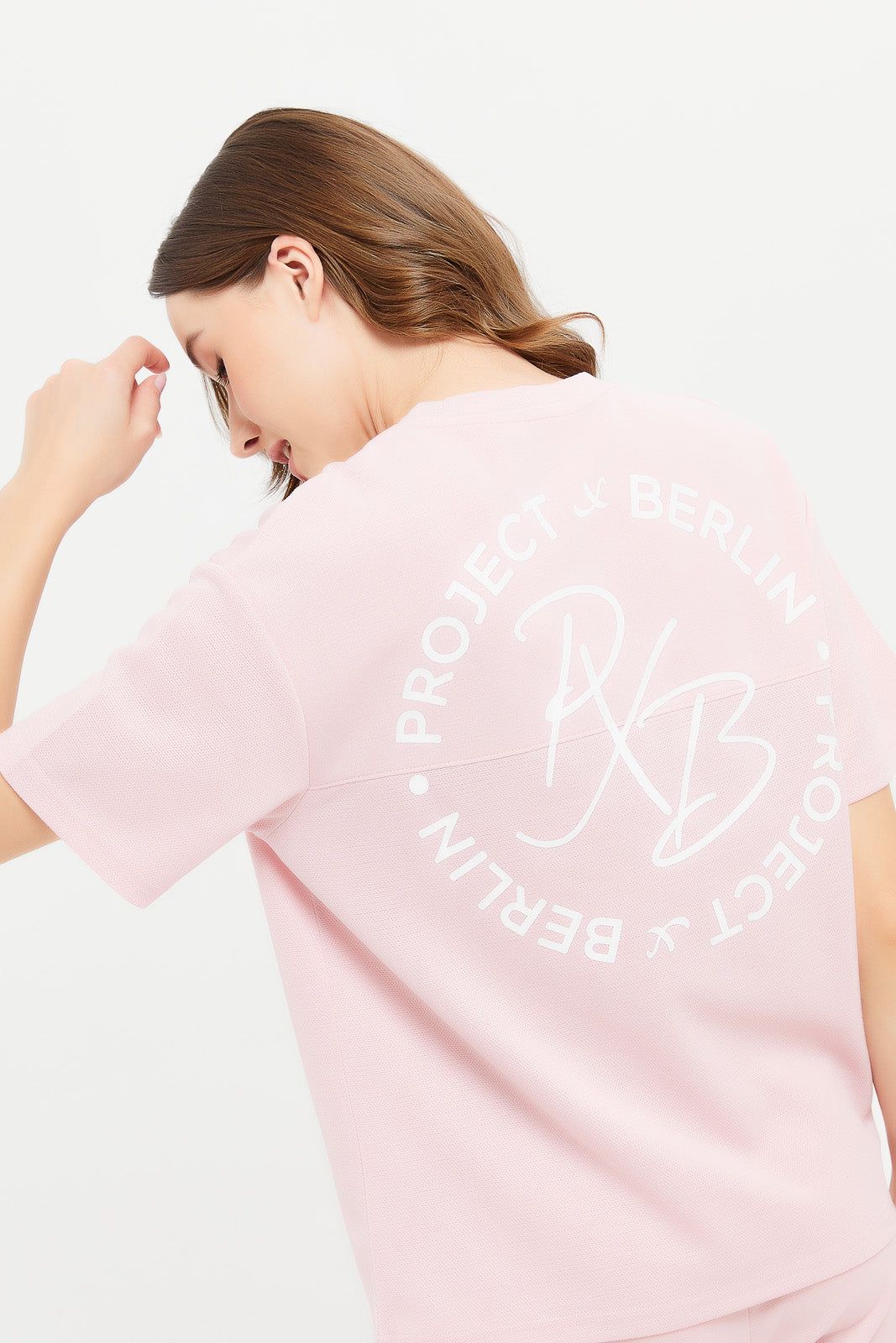 Women Pink Back Print T-Shirt sold by Redtag product image thumbnail 4