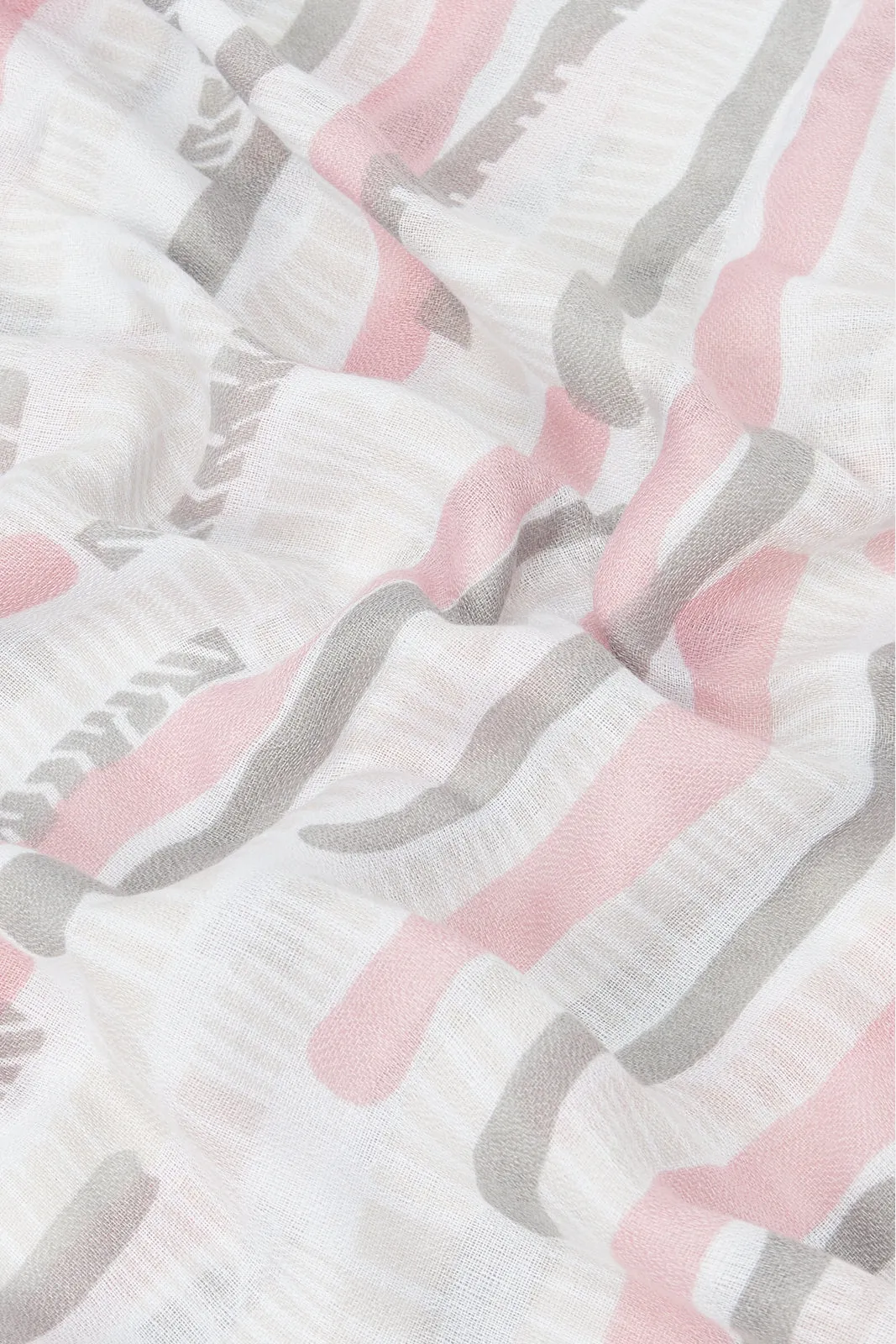 Women Grey Printed Scarf sold by Redtag product image thumbnail 2