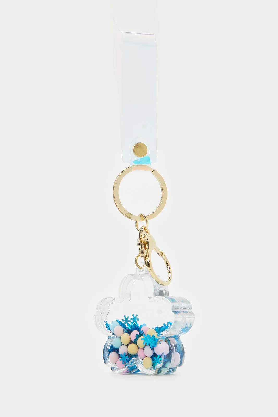 Blue Embellished Fashion Key Ring sold by Redtag product image thumbnail 2