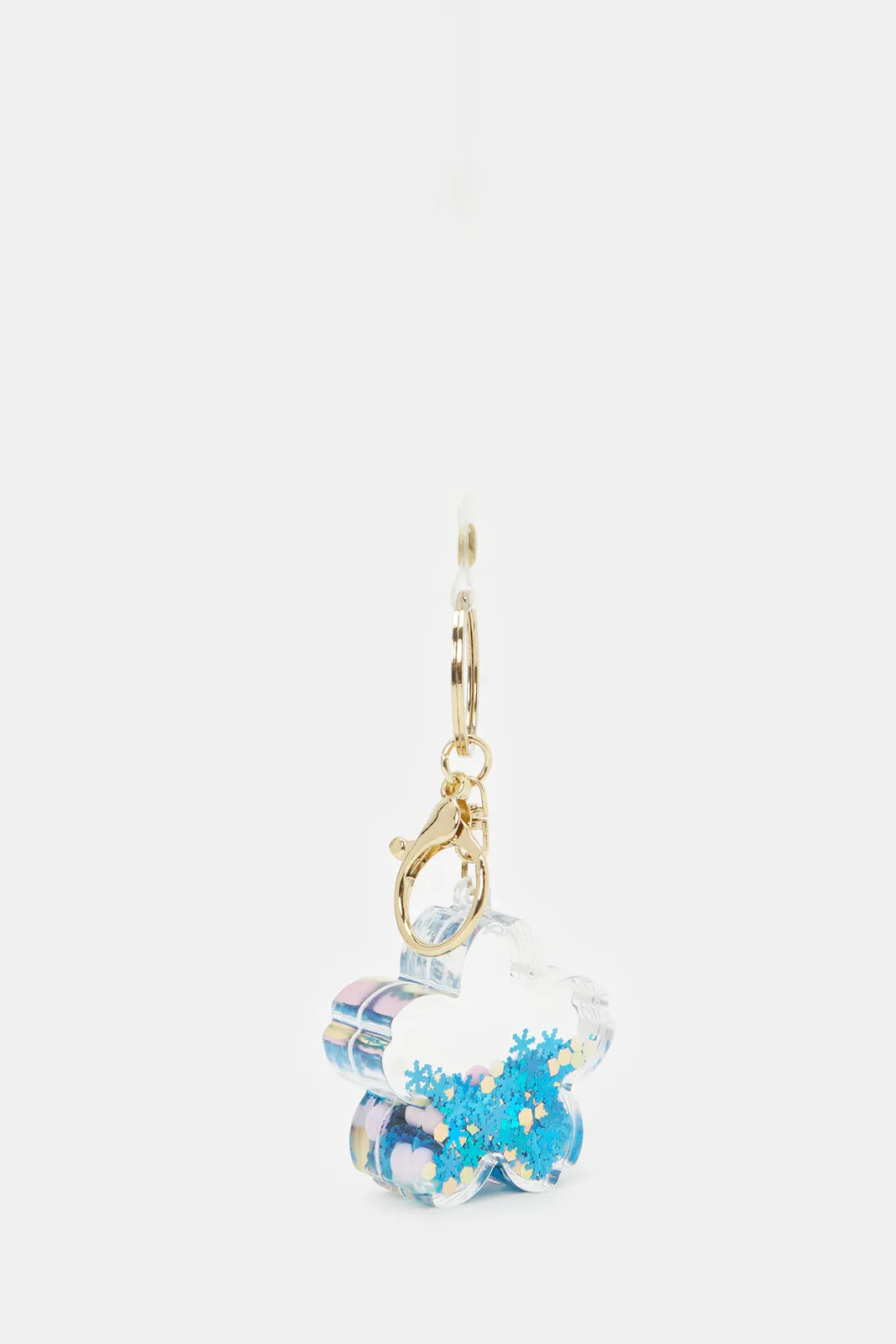 Blue Embellished Fashion Key Ring sold by Redtag product image thumbnail 3