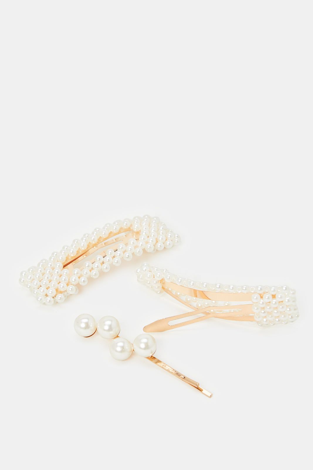 Women Gold Embellished Hair Clips (Pack of 3) sold by Redtag product image thumbnail 3