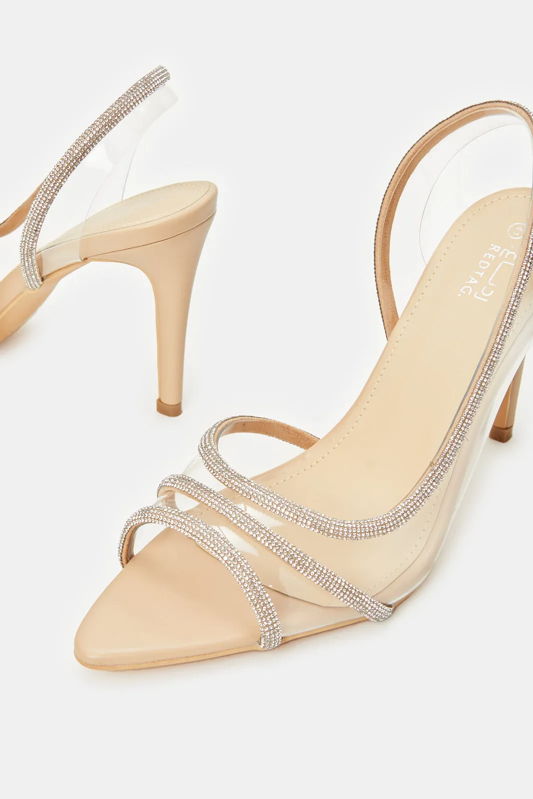 Women Pink Vinyl Heels sold by Redtag product image thumbnail 3