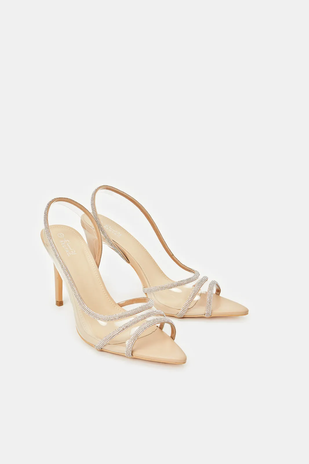 Women Pink Vinyl Heels sold by Redtag product image thumbnail 2