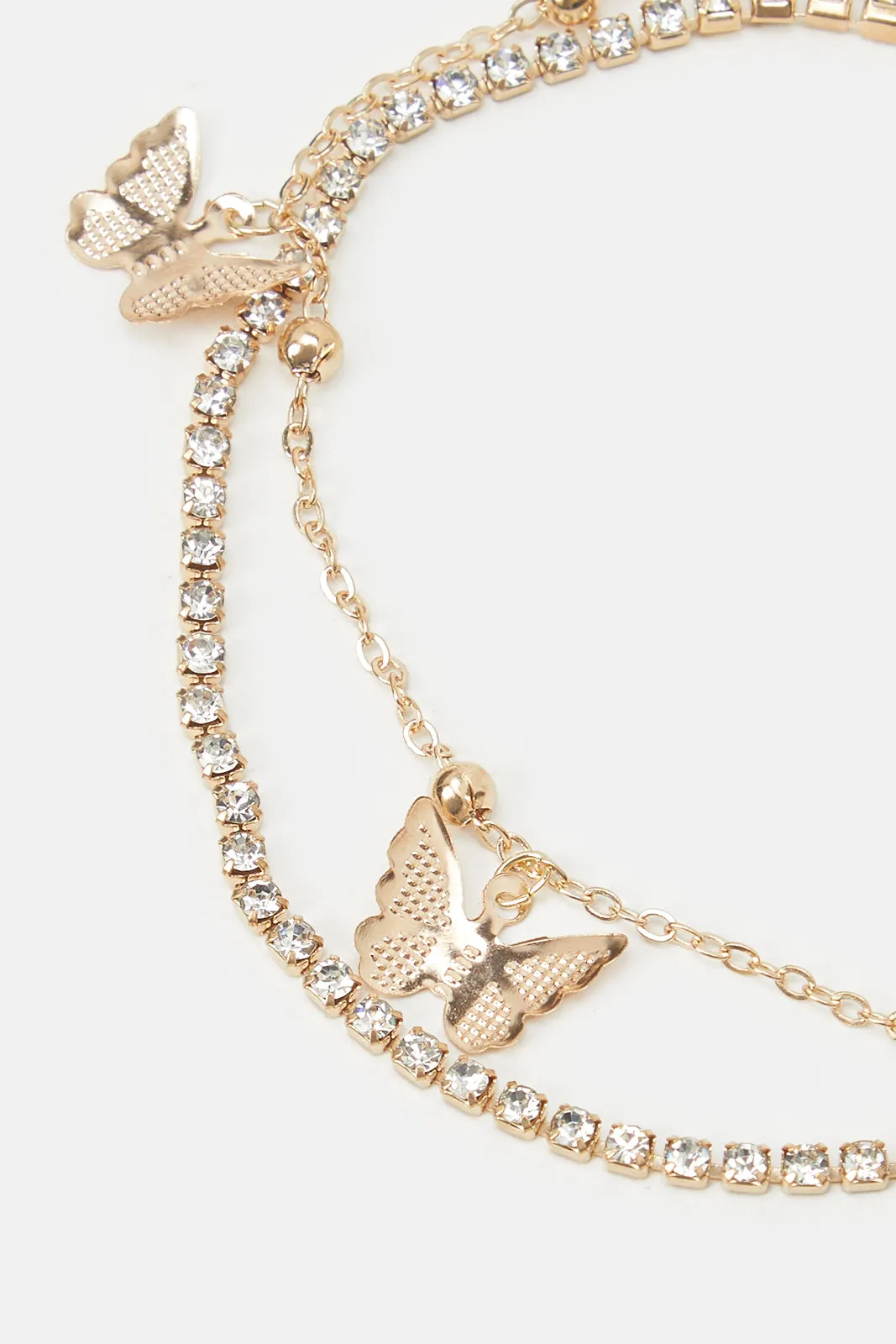 Women Assorted Embellished Layered Anklet sold by Redtag product image thumbnail 2