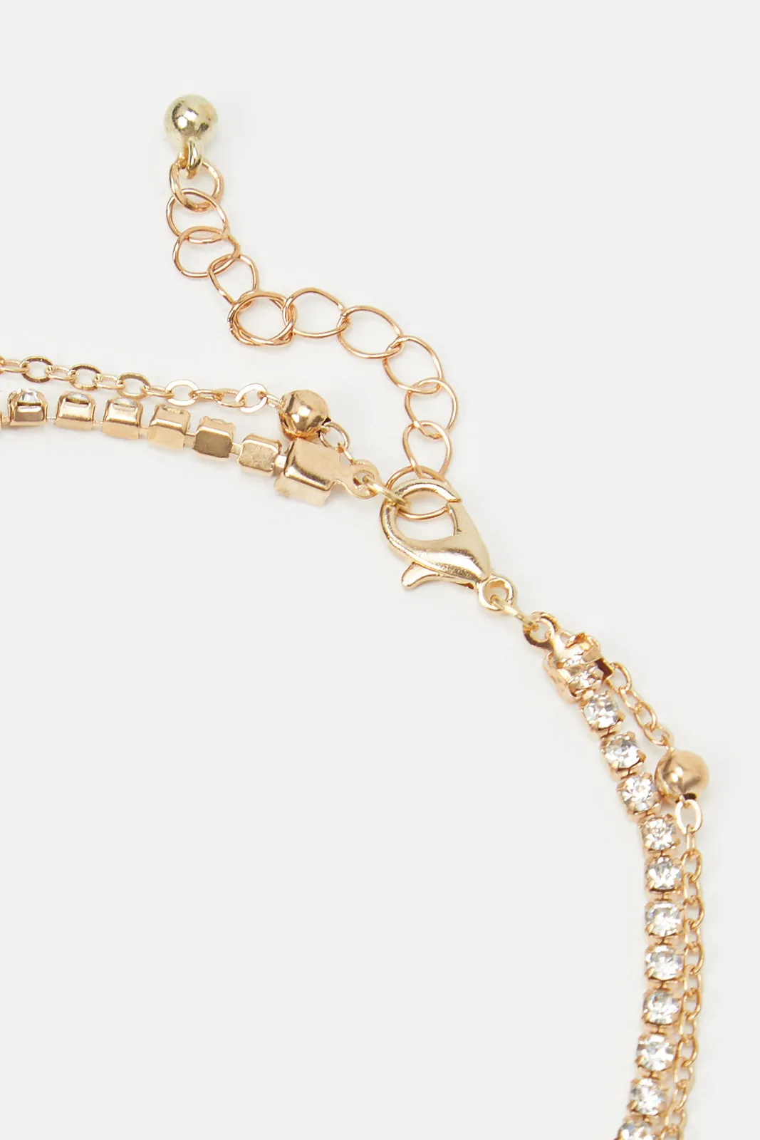 Women Assorted Embellished Layered Anklet sold by Redtag product image thumbnail 3