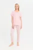 Women Pink Printed Pajama Set (2 Piece) sold by Redtag