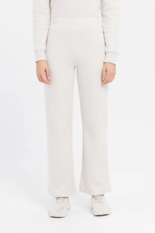 Women Ivory Wide Leg Pants sold by Redtag