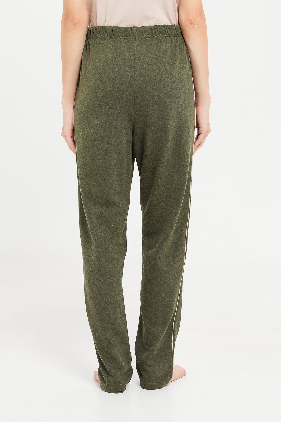 Women Olive Plain Pyjama Bottom sold by Redtag product image thumbnail 3