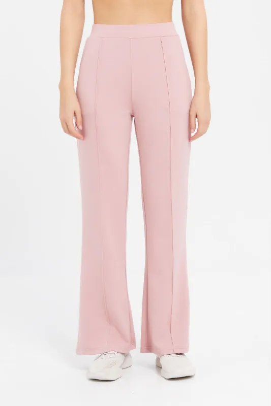 Women Pink Wide Leg Active Pants sold by Redtag