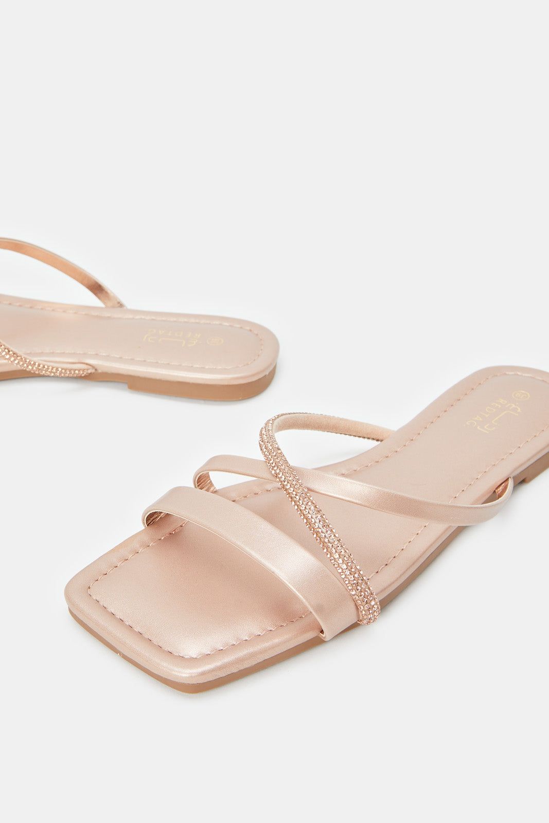 Women Gold Embellished Mule sold by Redtag product image thumbnail 3