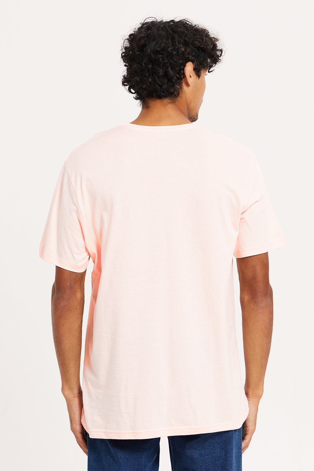 Men Coral Basic T-Shirt sold by Redtag product image thumbnail 3