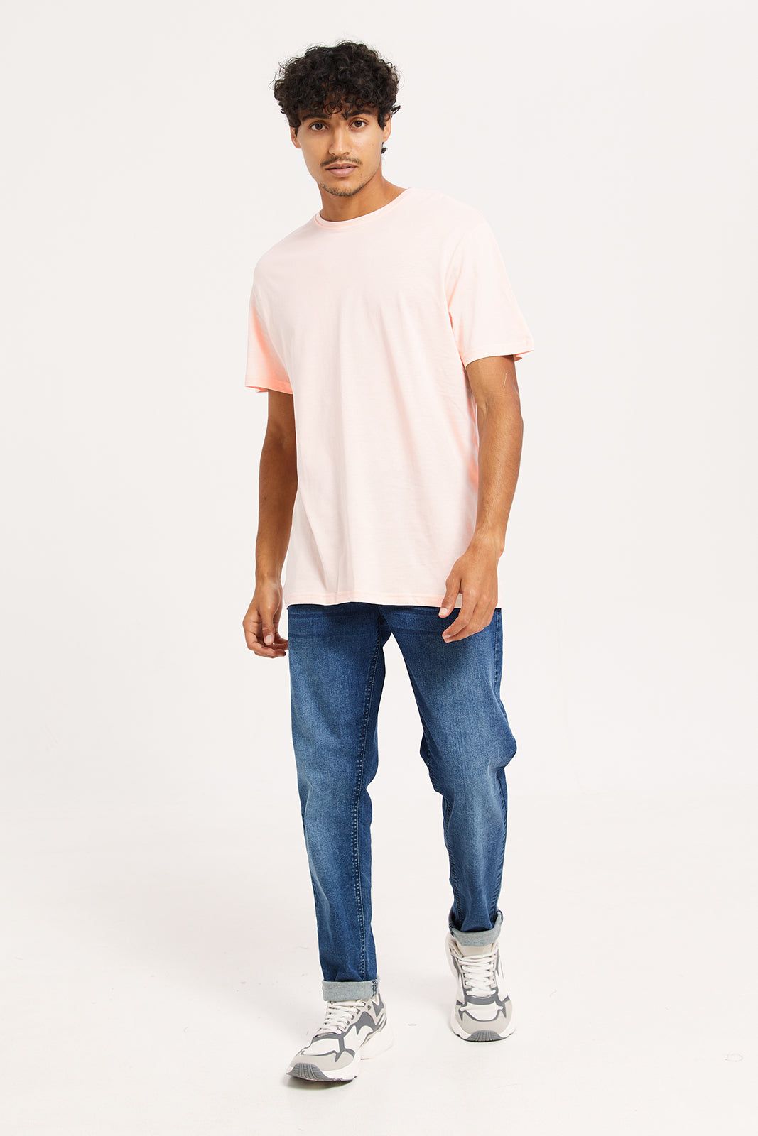 Men Coral Basic T-Shirt sold by Redtag product image thumbnail 2