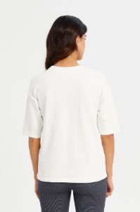 Women White Oversize Sweatshirt sold by Redtag