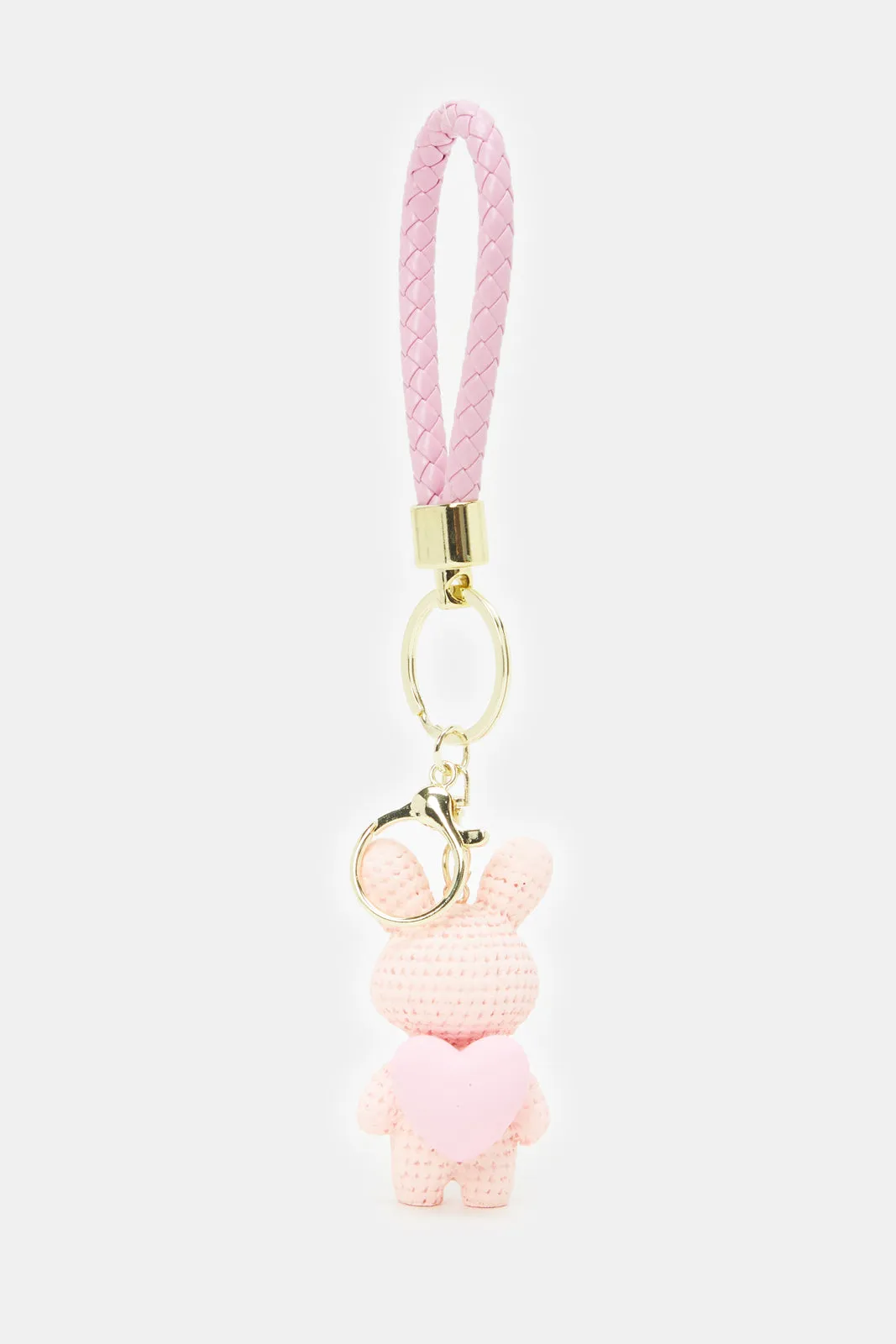 Women Pink Embellished Key Ring sold by Redtag
