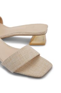 Women Beige Textured Mule sold by Redtag