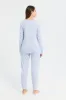 Women Blue Floral Print Pajama Set (2 Piece) sold by Redtag