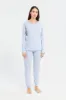 Women Blue Floral Print Pajama Set (2 Piece) sold by Redtag