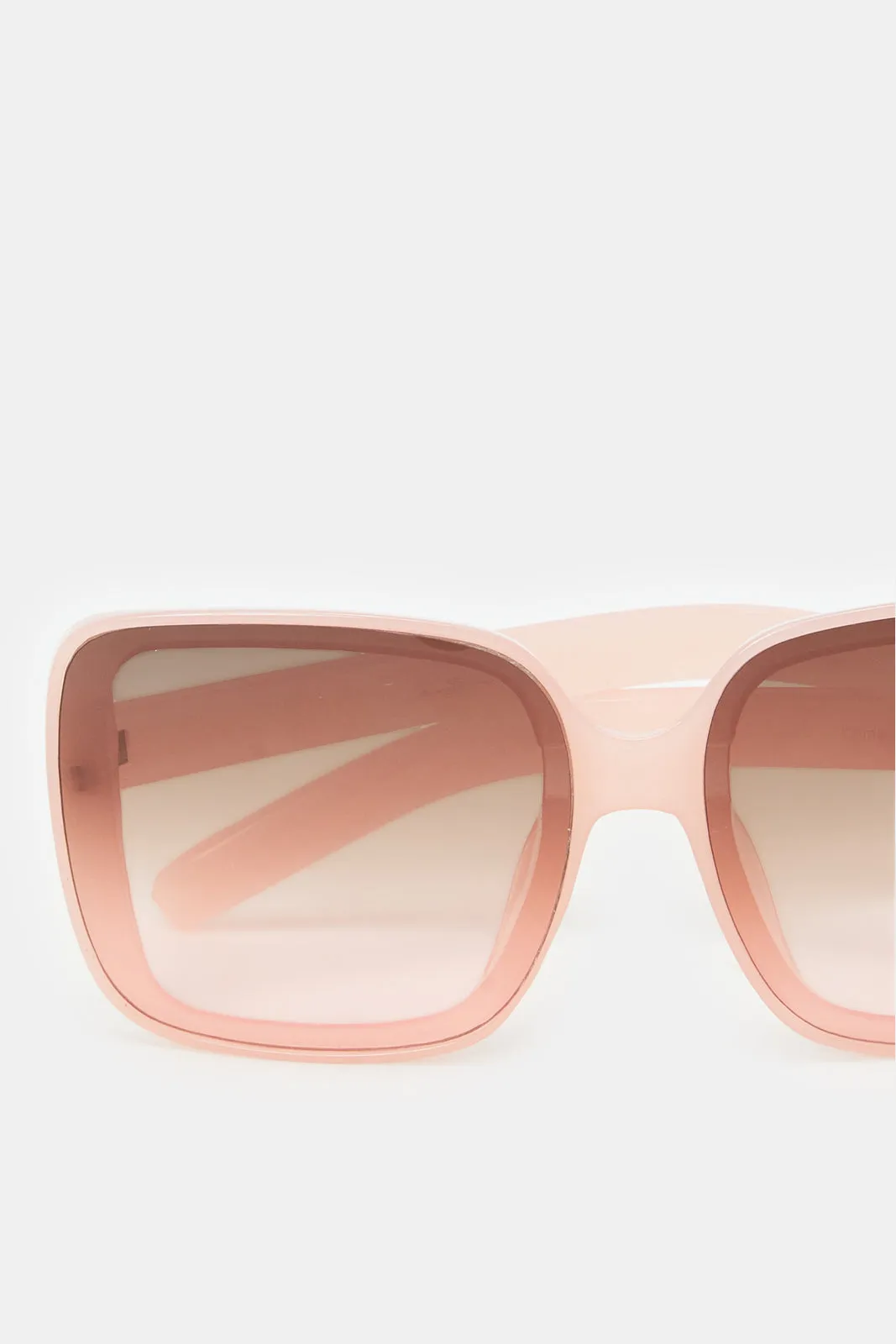 Women Pink Plain Wayfarer Oversized Sunglasses sold by Redtag product image thumbnail 4