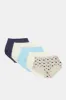 Women Assorted Printed And Plain Full Brief Set (Pack Of 5) sold by Redtag