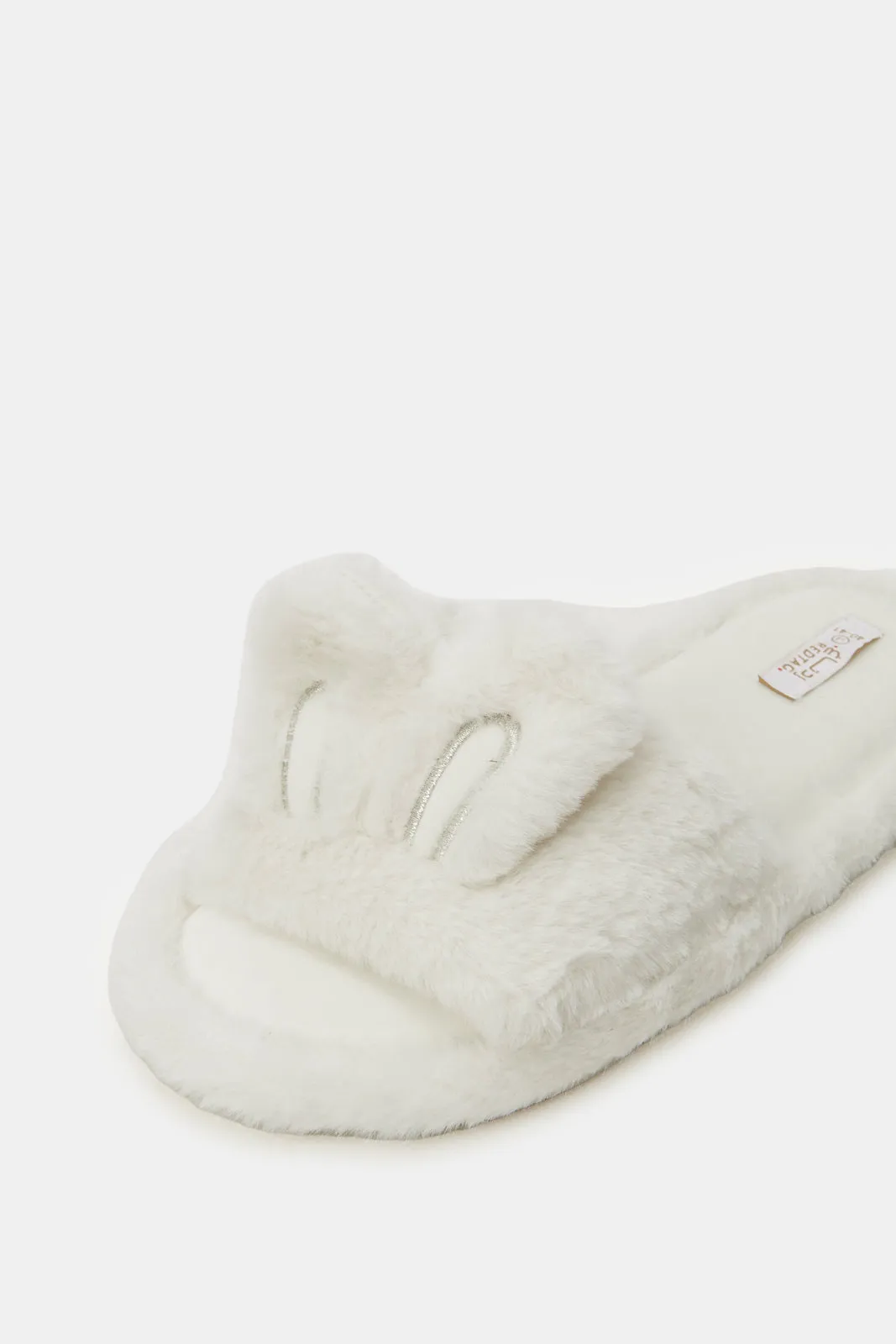 Women Ivory Bunny Ears Slipper sold by Redtag product image thumbnail 3