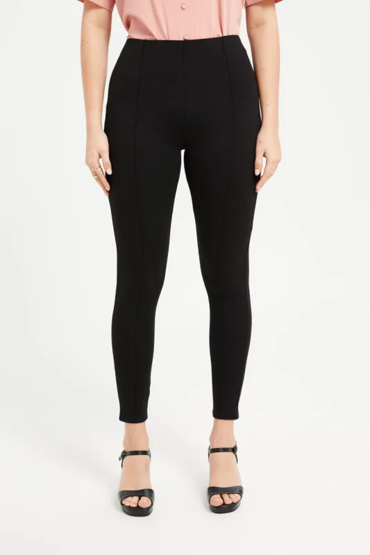 Women Black Leggings sold by Redtag