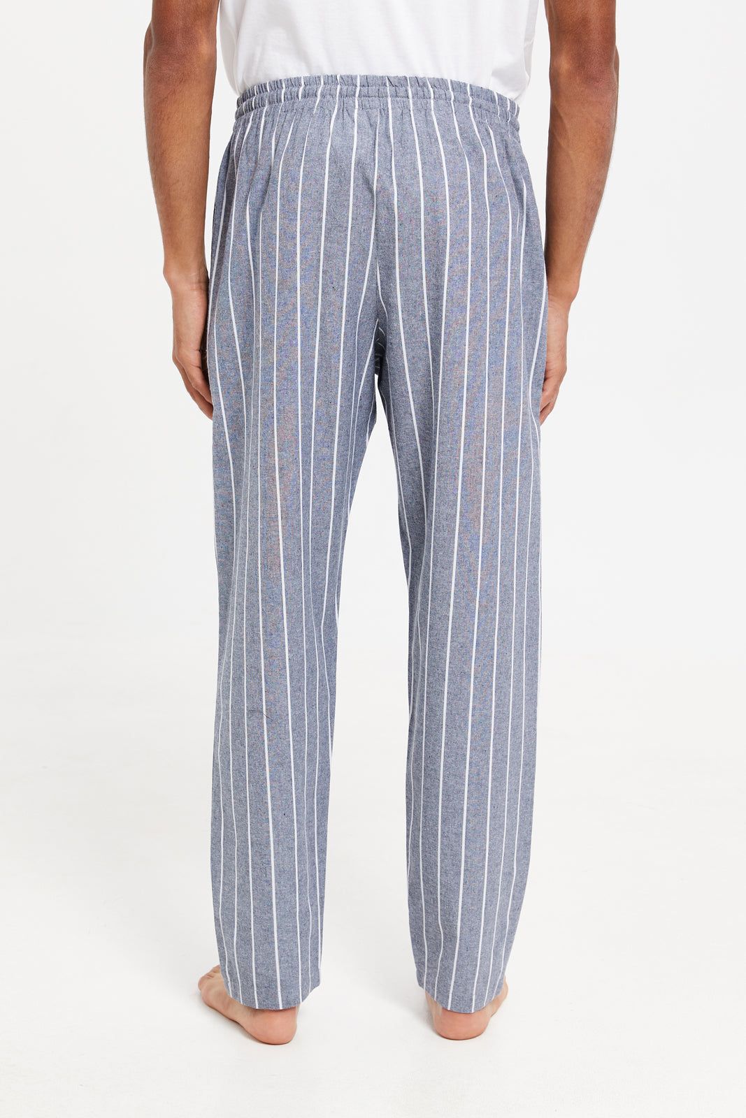 Men Blue Striped Pyjama Bottom sold by Redtag product image thumbnail 3