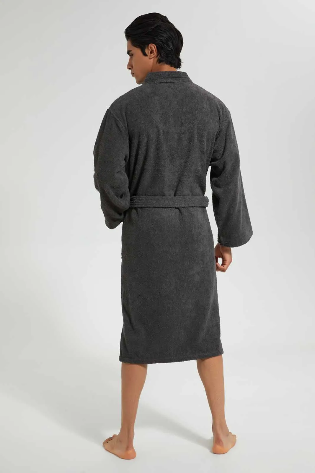Grey Kimono Bathrobe sold by Redtag product image thumbnail 3